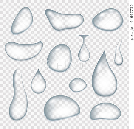 Water Drops Aquaのイラスト素材