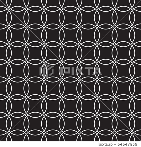 Seamless pattern of circles. Fashionable and modern. 64647859