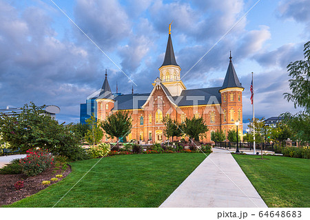 Provo, Utah, USA at Provo City Center Temple 64648683