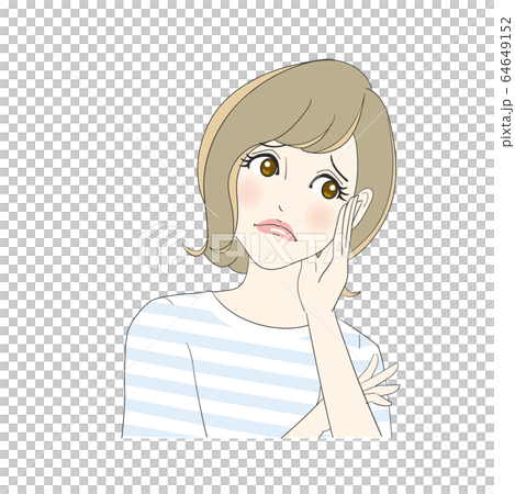 A woman thinking 64649152