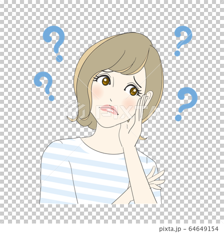 Thinking woman 64649154