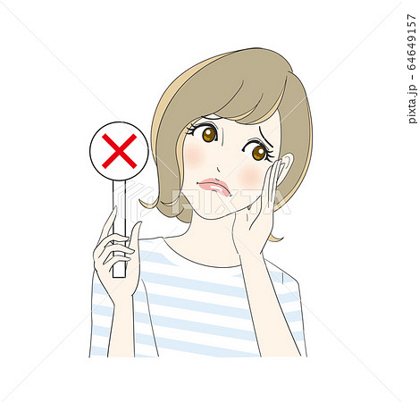 ダメ出しする女性 ダメ出しする女性 64649157