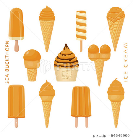 Vector illustration for natural tasty ice cream 64649900