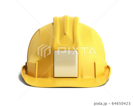 Hard hat background Construction tools 3d render 64650423