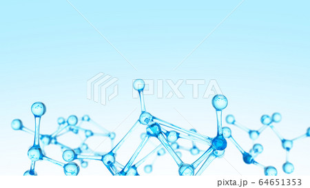molecule or atom Abstract structure for Science or 64651353