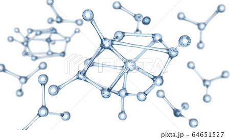 molecule or atom Abstract structure for Science or 64651527