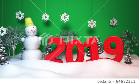 Christmas snow background instalation Christmas Christmas snow background instalation Christmas 64652213