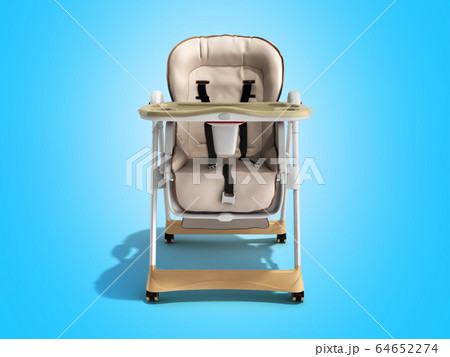 modern baby chair for feeding 3d render image for 64652274