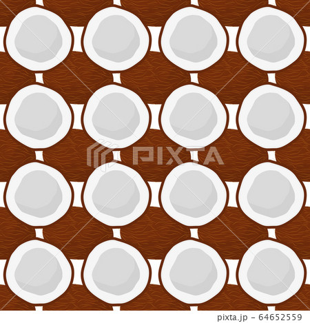 Illustration on theme big colored seamless coconut 64652559