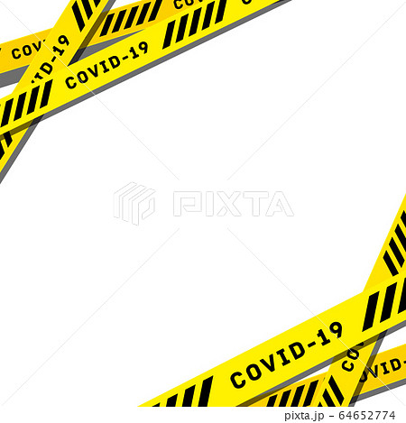 Covid-19 Warning Tape Covid-19 Warning Tape 64652774