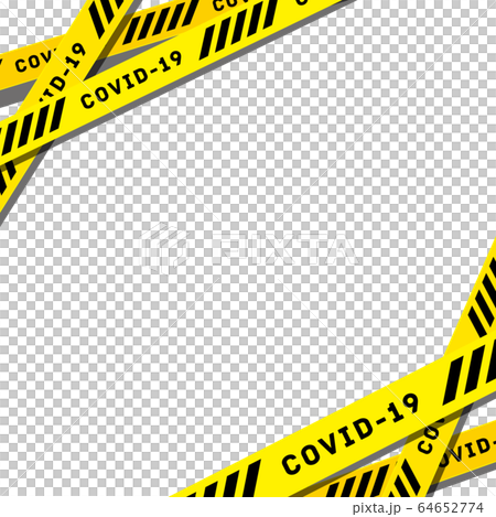 Covid-19 Warning Tape Covid-19 Warning Tape 64652774
