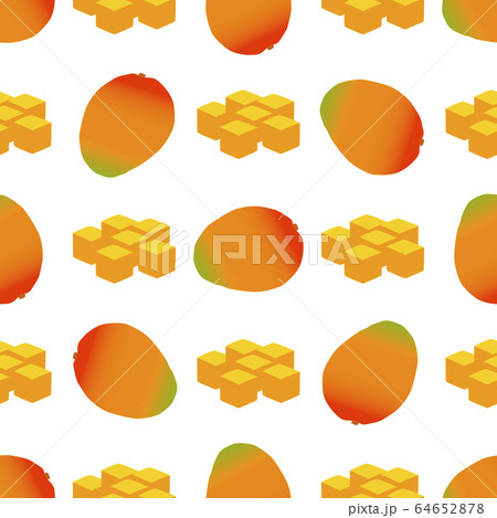 Illustration on theme big colored seamless mango 64652878
