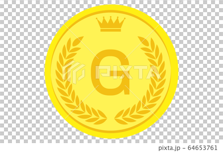 月桂花冠和皇冠字母硬幣G 64653761