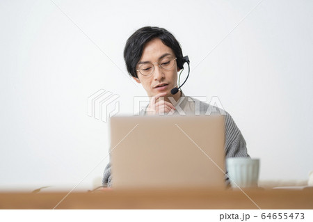 テレワークイメージ テレワークイメージ 64655473