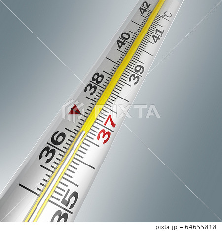 mercury thermometer 3d render on grey background mercury thermometer 3d render on grey background 64655818