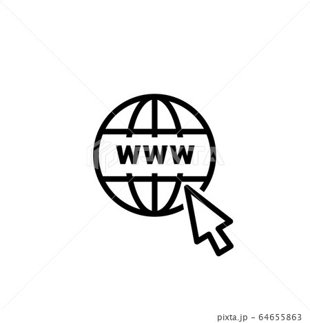 Download Website online internet icon vector global url....のイラスト素材 ...