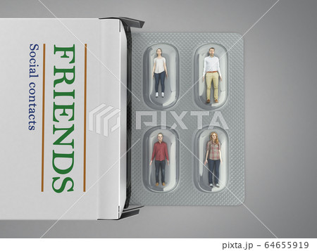 the concept of social problems 3d genereted people 64655919