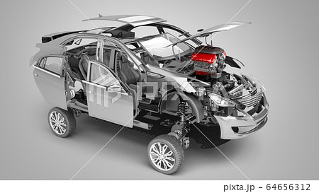 Modern concept of auto repair work Details of the 64656312