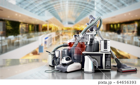 Home appliances Group of vacuum cleaner microwave 64656393