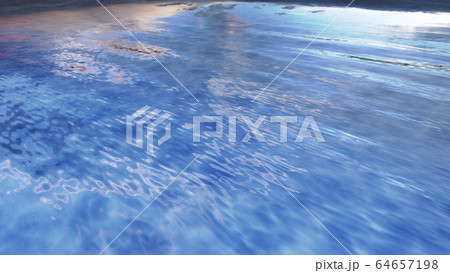 海 波紋 波 水面 海面 ウォーター ウェーブ 3d イラスト 背景 バックグラウンドのイラスト素材