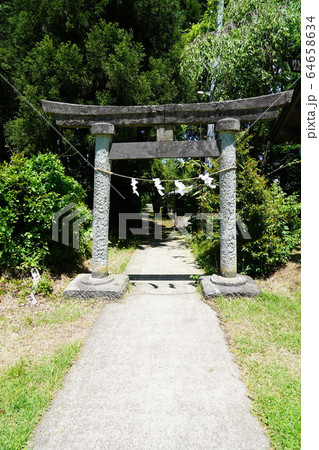 居多神社(こたじんじゃ)一の鳥居 新潟県上越市五智にある神社 居多神社(こたじんじゃ)一の鳥居 新潟県上越市五智にある神社 64658634