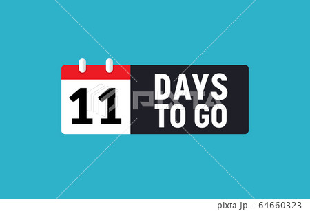 11 days to go last countdown icon. Eleven days go sale price offer promo deal timer, 11 days only 11 days to go last countdown icon. Eleven days go sale price offer promo deal timer, 11 days only 64660323