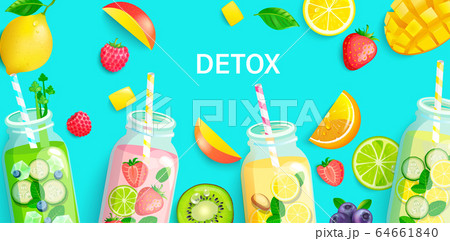 Bright Detox background. 64661840