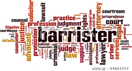 Barrister word cloud 64663354