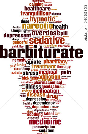 Barbiturate word cloud Barbiturate word cloud 64663355
