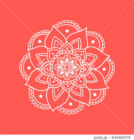 Mandala. Floral pattern 64666976