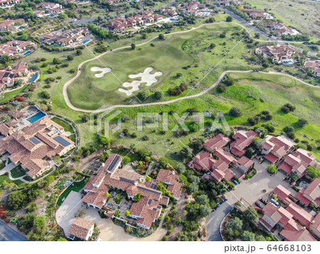 Big luxury executive house with pool located next the golf course in a private community, Big luxury executive house with pool located next the golf course in a private community, 64668103