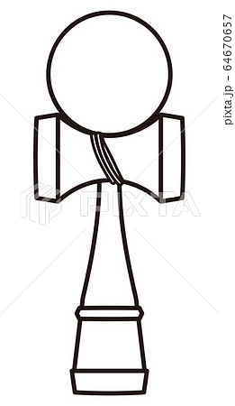 けん玉のイラスト素材