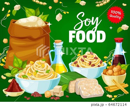 Organic natural eco soy and soybean food products 64672114
