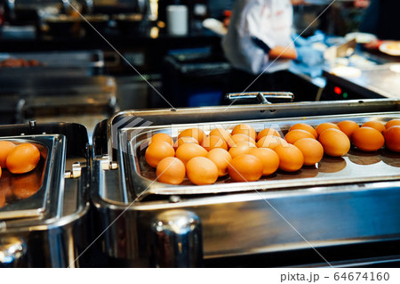 eggs in the kitchen of the restaurant breakfast lunch eggs in the kitchen of the restaurant breakfast lunch 64674160