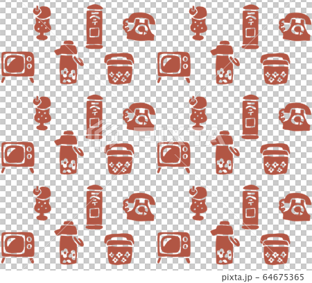 昭和復古圖案無縫模式 昭和復古圖案無縫模式 64675365