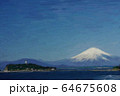 富士山と江ノ島 64675608