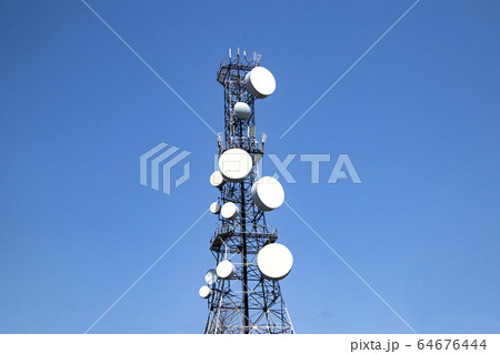 送電塔 電波 送信 64676444