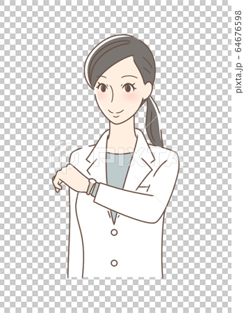 一個女人看著一塊手錶 64676598
