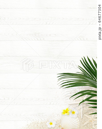 背景-トロピカル-木目 64677304