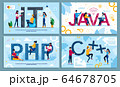 IT Programming Language and Web Development Set 64678705
