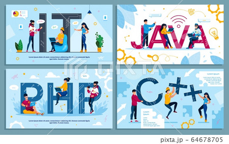 IT Programming Language and Web Development Set 64678705