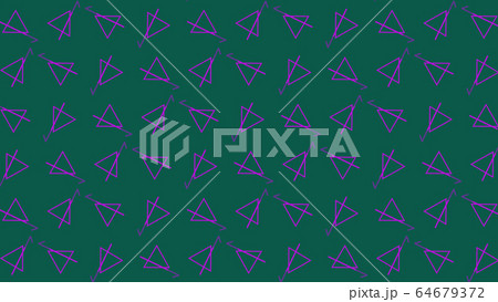 Colorful abstract geometric triangle shape background 64679372