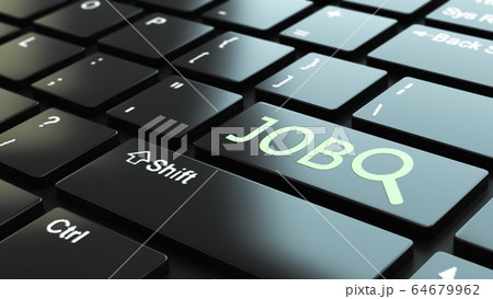 online job search concept inscription job and 64679962