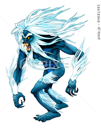 Angry Yeti is walking 64681495