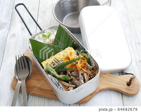 メスティンのお弁当 の写真素材