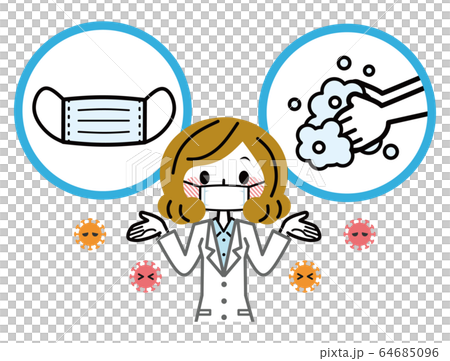 Infectious disease prevention and female doctor Infectious disease prevention and female doctor 64685096
