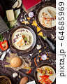 Mexican food mix colorful background Mexico 64685969