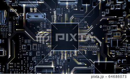 Circuit Board Visual Effects A Angle 01 Type B Circuit Board Visual Effects A Angle 01 Type B 64686073