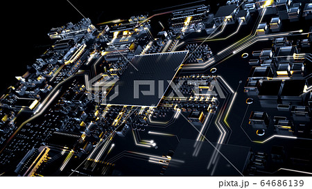 Circuit Board Visual Effects A Angle 04 Type B Circuit Board Visual Effects A Angle 04 Type B 64686139
