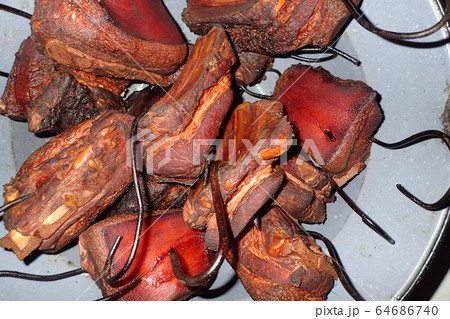 smoked meat as nice background smoked meat as nice background 64686740